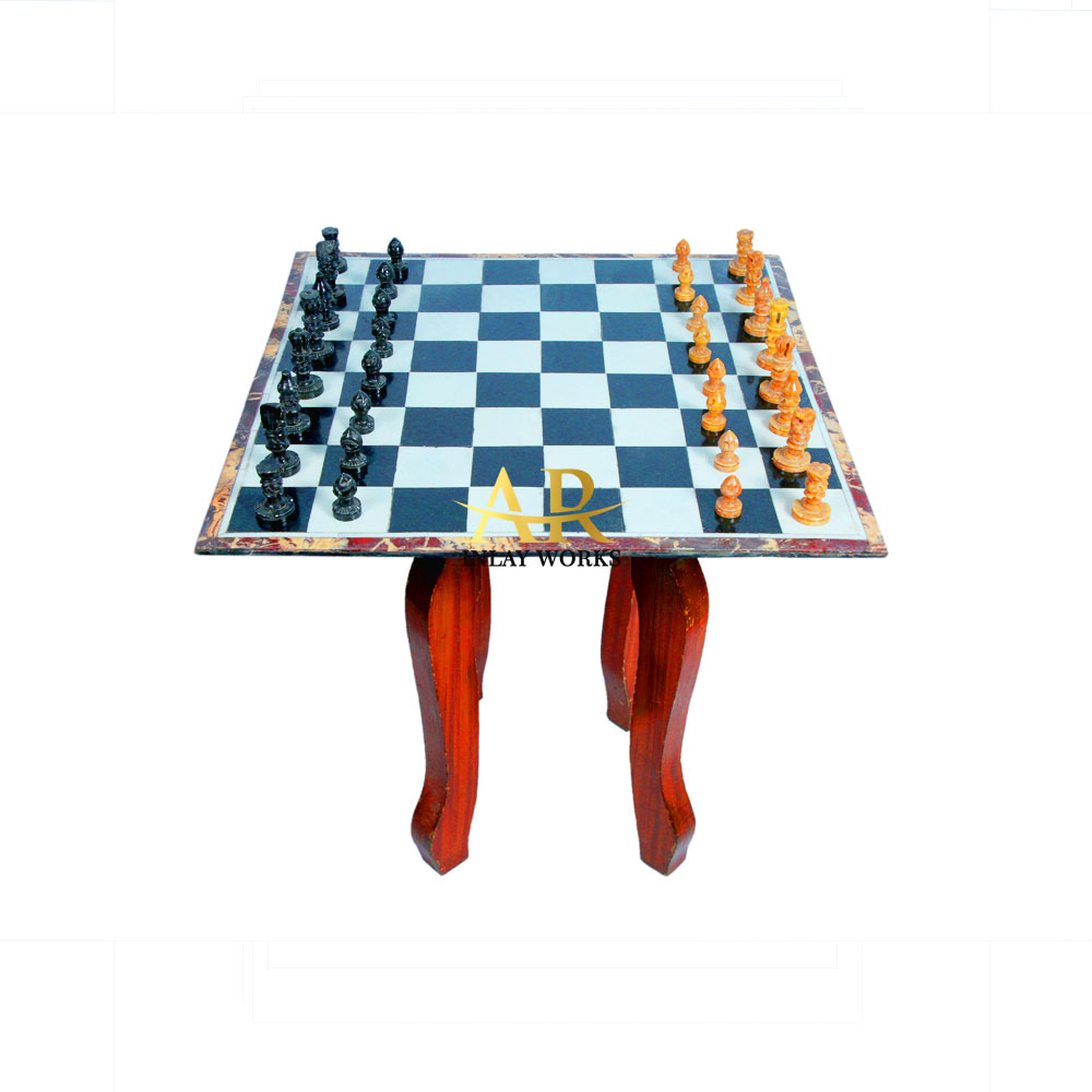 Marble Chess Board - AR INLAY WORKS